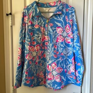 Lilly Pulitzer Skipper Popover. UPF 50 new with tags